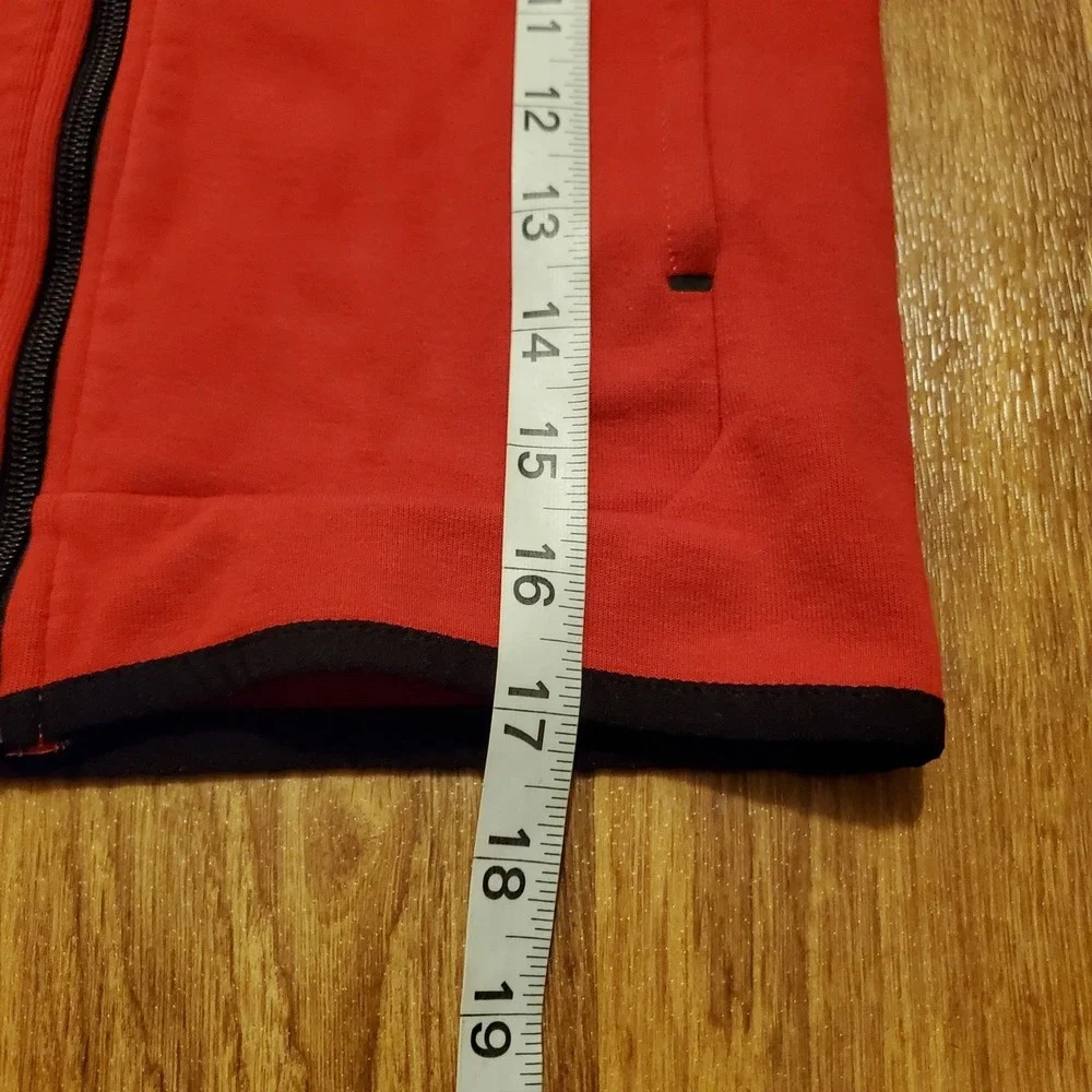 Nike Sportswear Tech Fleece Hoodie Jacket Kids 6 Red Windrunner Full‎ Zip